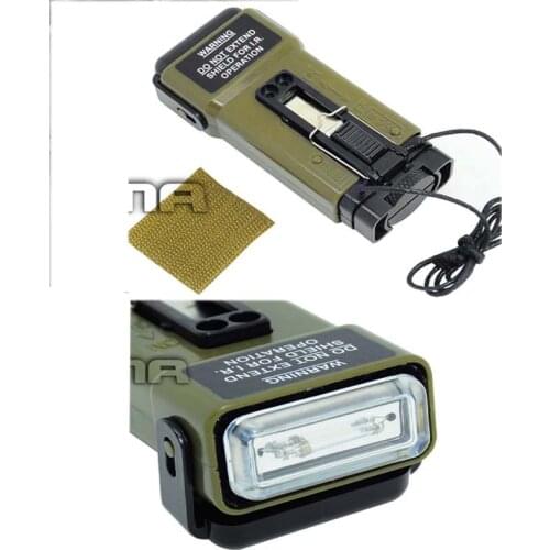 Army Military Equipment Outdoor Sports Camping Survival Mask Sign Flashlight EMERSON MS2000 Distress Marker Light Olive Drab