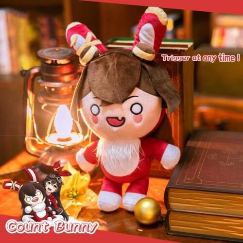 Genshin Impact Project Amber Tutu Earl Cartoon Kawaii Rabbit Plush Doll Anime Manga Peripheral Cushion Pillow Stuffed Plush Toys