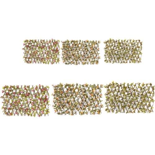 Artificial Leaf Screening Roll UV Fade Protected Privacy Premium Silk Cloth Wooden Hedge Landscaping Garden Fence Balcony Screen