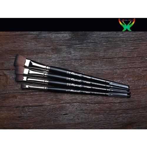 Raphael soft fiber wool brush, flat head watercolor pen, fine art painting brush 915, painting oil brush, school art supplies