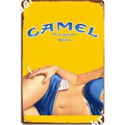 Classic Retro Pleasure To Burn Cigars Metal Plaque Poster Party Create Garage Decoration Club Tin Sign Posters