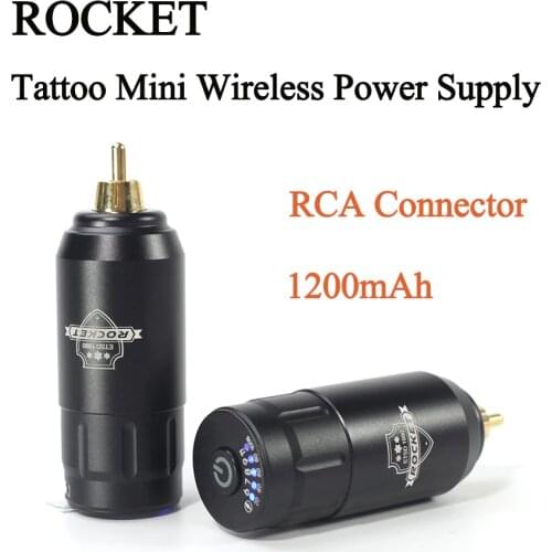 2019 New Tattoo Mini Wireless Power For Bank Battery Tattoo Rotary Machine Pen RCA Connection Tattoo Power Supply Free Shipping