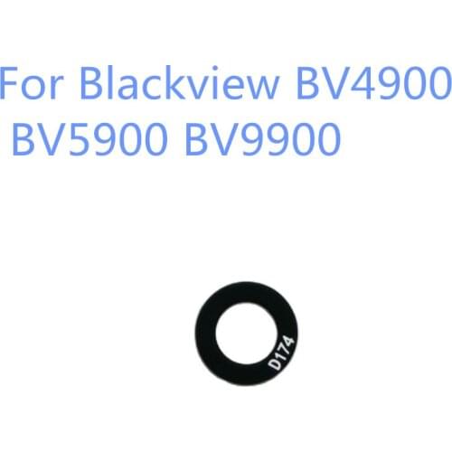New For Blackview BV4900 BV5900 BV9900 Back Rear Camera Lens Glass Cover Phone Spare Parts Flims