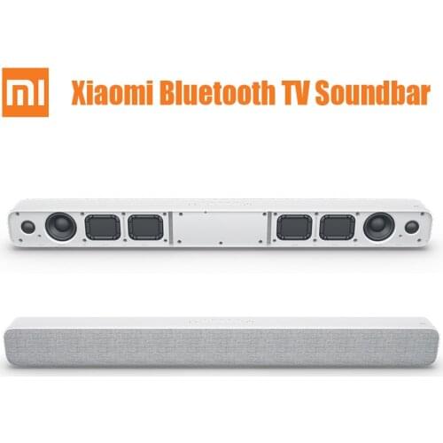 Original Xiaomi Bluetooth TV Soundbar Wireless speaker Optical SPDIF AUX Playback Wall Seat Mounting Stylish Fabric Sound Bar