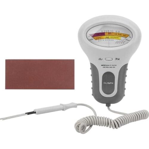 PC-102B CL2 Chlorine PH Tester Swimming Pool Spa Water Quality Analyzer With 48mm Probe