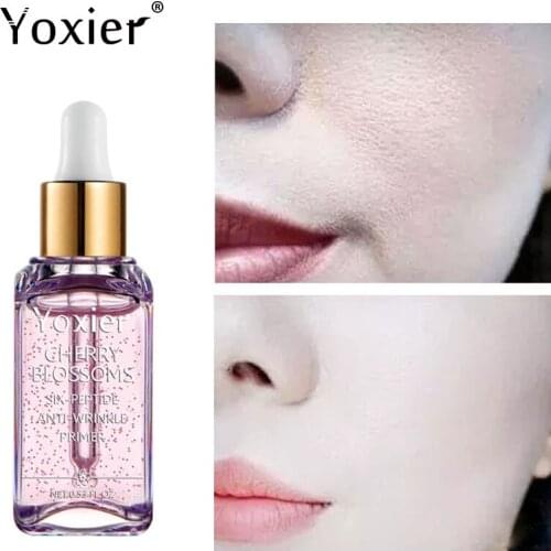 Cherry Blossoms Before Makeup Primer Serum Moisturizing Locking Water Obedience Nourishes Hyaluronic Acid Makeup Skin Care 15ml
