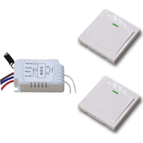 AC220V Wireless Remote Control Switch Manual Switch Receiver and Transmitter Smart Home 315/433.92MHZ