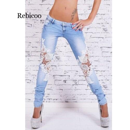 Женские обтягивающие джинсы Rebicoo China At AliExpress