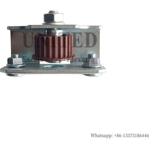 Elevator Door Motor Belt Roller With Axle and Bracket OD38.5mm W20mm 6000