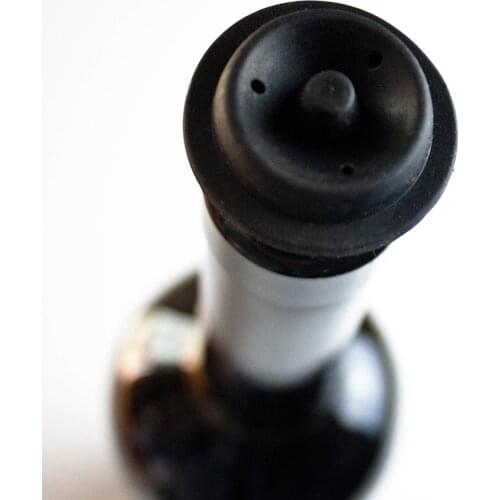 Wine Vacuum Bottle Stoppers Without Pumper Cap Sealer Food Grade Silicon