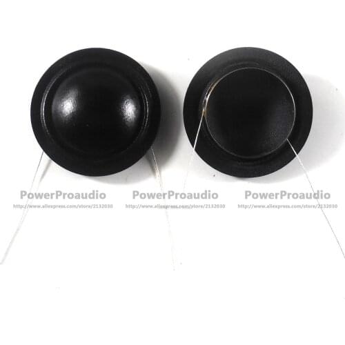 2pcs High quality 25.4mm 25.5mm (1") silk diaphragm Tweeters voice coil White Aluminium 8ohm Black