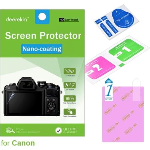 Deerekin HD Nano-coating Screen Protector for Canon Powershot SX740 SX730 SX720 SX710 SX620 SX610 SX540 HS SX730HS SX720HS