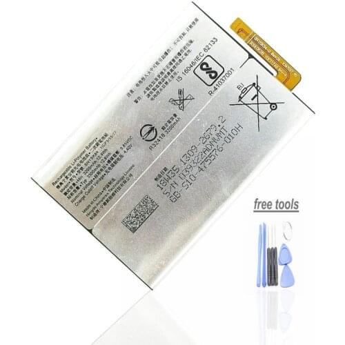 1x 3300mAh Battery Replacement for Sony Xperia XA2 H3113 H4113 1309-2682 SNYSK84 Smart Phone Batteries + Repair Tools kit