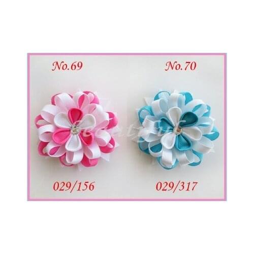 60 BLESSING Good Girl Boutique Modern Style A- Birds Nest Hair Bow Clip 200No