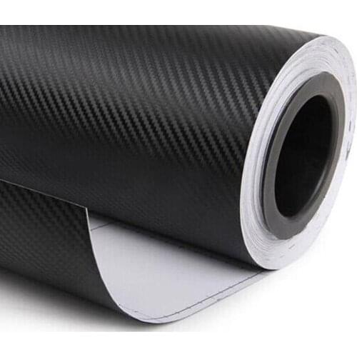 600cmx80cm 3D Carbon Fiber Vinyl Film Sheet Wrap Roll 3M Car Stickers Waterproof DIY Decor Motorcycle Car Styling Accessories