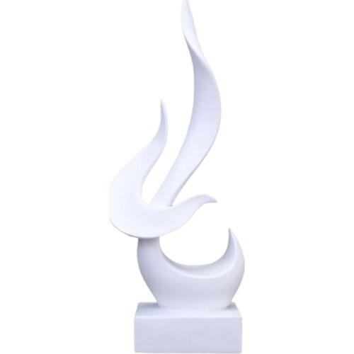 Abstract Sculpture Simple Modern Creative Craft Decoration Gifts Office Living Room Decorative Resin Ornaments