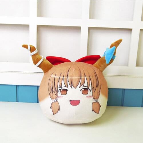 Anime TouHou Project Cosplay Plush Toys Ibuki Suika Figure Doll Stuffed Yukkuri Pillow 30cm Cartoons Cushion For Gift