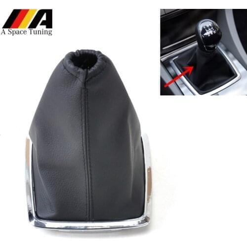 Black Car Gear Shift Knob Gaiter Boot Cover Case Collar For Ford Focus 2 MK2 2005-2011 / C-Max 2007-2010 / Fiesta Kuga 2008-2012
