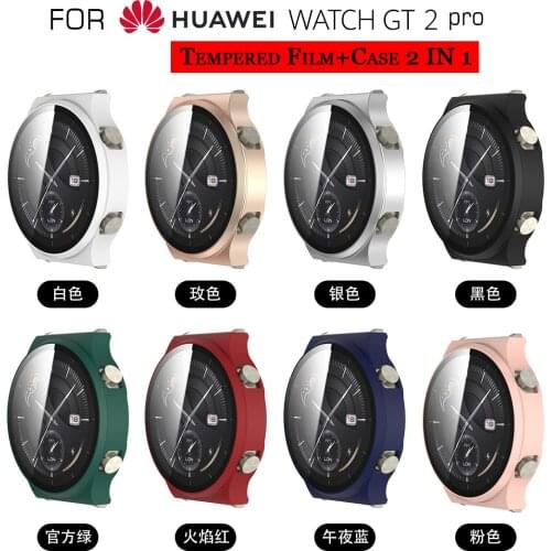 PC Watch Case For Huawei Watch GT 2 Pro Classic Protective Cover Full Screen Protector Shell For Huawei GT2 Pro Cases Edge Frame