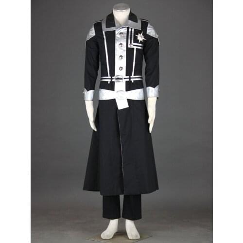 D.Gray-man Yu Kanda Exorcist Black Order Uniform Cosplay Costume E001