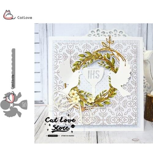 Baptized Pigeon Metal Cutting Dies Stencils For DIY Scrapbooking Paper Card Decorative Craft Dies Embossing Die Cuts New 2019
