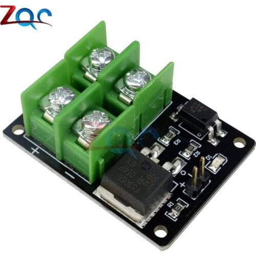 3V 5V Low Control High Voltage 12V 24V 36V switch Mosfet Module For Arduino Connect IO MCU PWM Control Motor Speed 22A