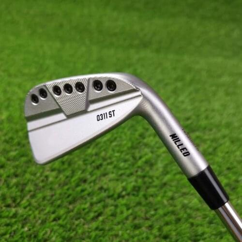 Golf irons set silver 0311ST golf clubs set 8pcs 3-9W steel shaft Or graphite shaft with rod cover free shipping