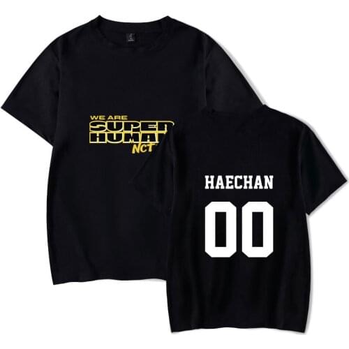 NCT 127 New WE ARE SUPERHUMAN Kpop T-shirt womens mens fashion Leisure summer short-sleeved T-shirt new T-shirt trend