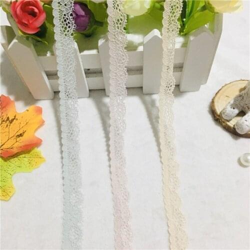 NS2436 1.5cm Decorative Knitting Narrow Raschel Stretch Lace Trim for Underwear