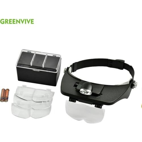 Beekeeping LED Light Magnified Lens Wear Beekeeping Equipment Apicultura Use for Bee Marker Bee Marks Bee Tools