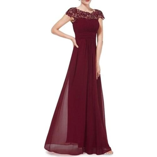 Dresses Woman Summer 2021 Elegant Ladies Lace Flower Backless Solid Color Evening Party Long Maxi