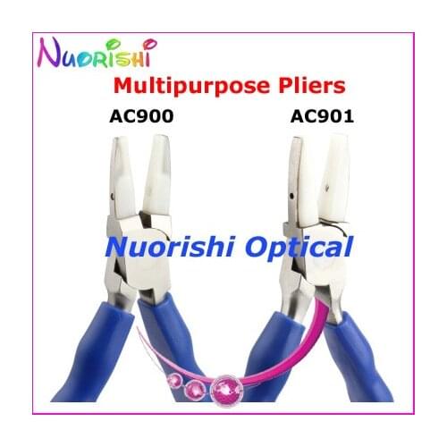 Free shipping top quality anti-slip rubber handle eyeglass multipurpose plier eyewear plier AC900 AC901