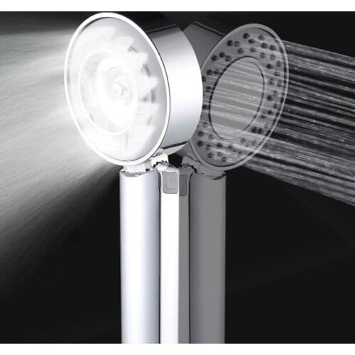Magic High Pressure Hand Held Shower Head Bathroom Water Saving SPA Shower Head Pommeau De Douche With 3-Stage Spraying Water