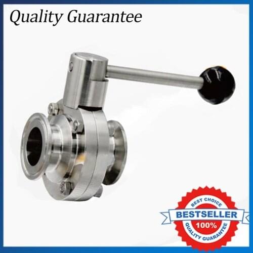 Sanitary Manual Butterfly Valve DN25*1.5