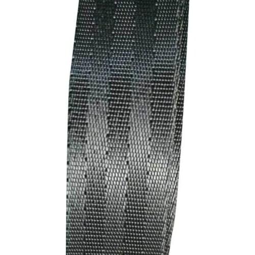 High quality 1M 20mm 38mm 50mm Black Nylon Ribbon Safety Belt Computer jacquard Ribbon Stainband Grosgrain Ribbon Black Webbing