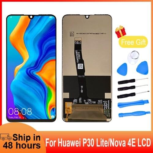LCD For HUAWEI P30 Lite Lcd Display Touch Screen Digitizer Assembly For HUAWEI Nova 4e MAR-LX1 LX2 AL01