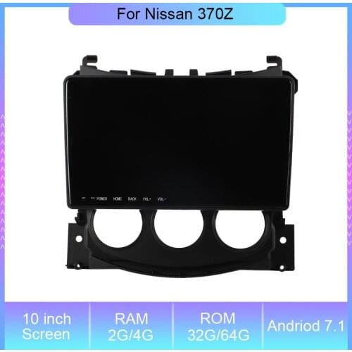 10'' Android 7.1 Navigation Radio Car DVD Player For Nissan 370Z Stereo Multimedia Player Auto Radio