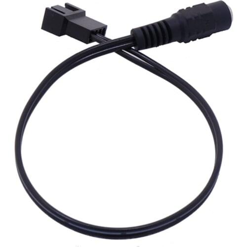 4 Pin Computer PC Fan Power Cable Connector Adapter 12V 30cm Connect DC 5521 to 4Pin Adapter Cables