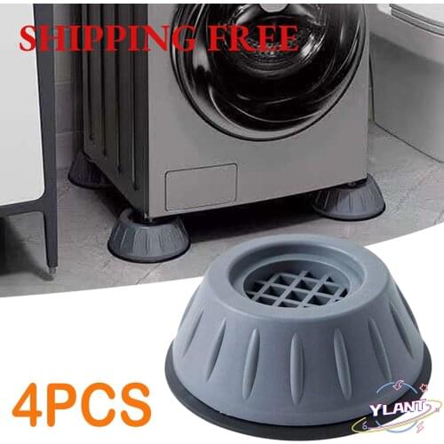 Refrigerator Large Appliances Furniture Mute Rubber Mat Anti Vibration Pads Protect Floor 4Pcs Washing Machine Anti Shock Pad