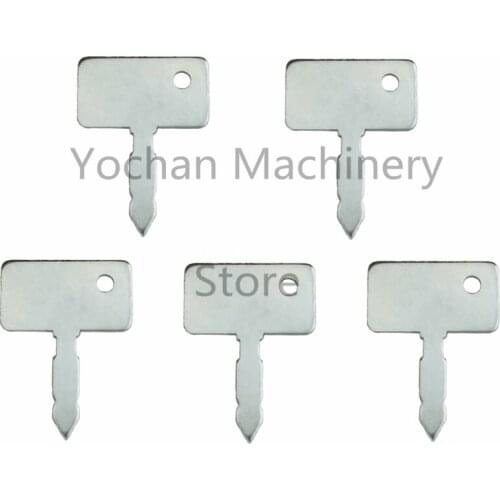 5 Pcs C5NN11603B Ignition Key For Ford New Holland Case 1530 1725 1925 2000 2100 2110 2110LCG 2121