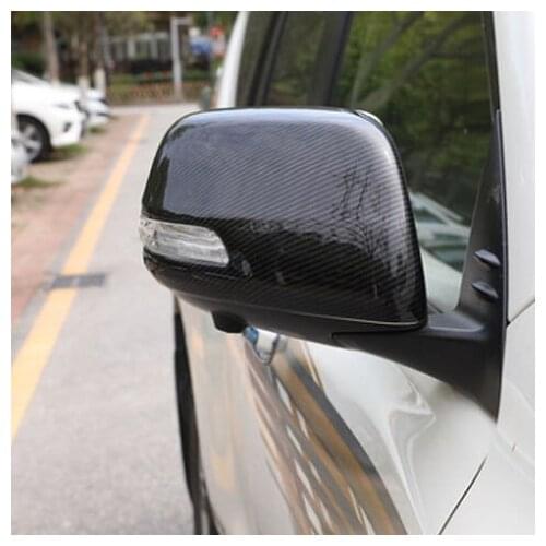 For Toyota Land Cruiser Prado FJ150 150 2010-2018 ABS Chrome Side Rearview Mirror Cap Cover Trim Accessories