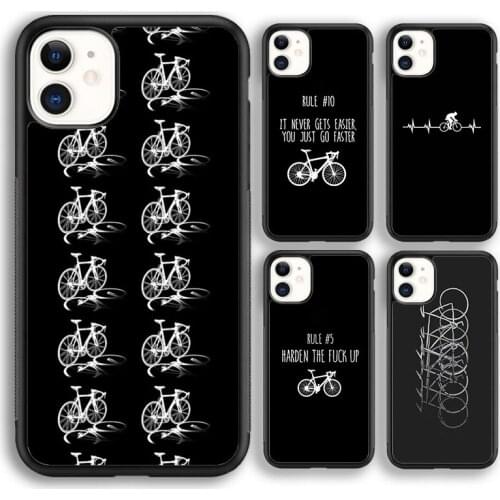 Krajews BIKE CYCLING Sport heart beat Phone Case Cover For iPhone 5s SE 6s 7 8 plus X XS XR 11 12 pro max Samsung S7 S8 S9 S10