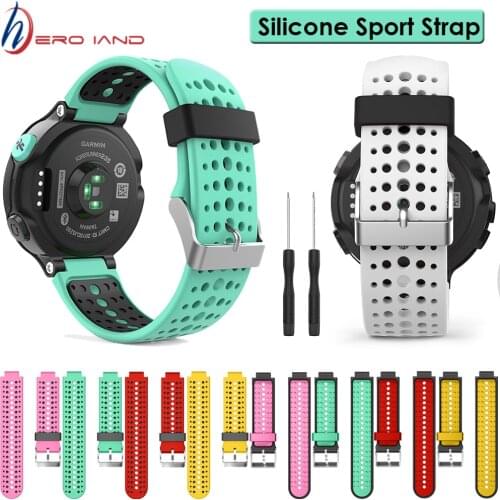 For Garmin Forerunner 235 220 230 620 630 735 Bracelet Outdoor Sport Wristband for Approach S20 S5 S6 Watch Band Silicone Correa