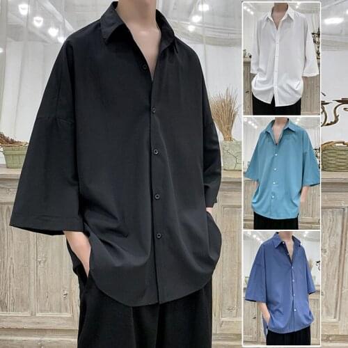 T-shirt Short Sleeves Shirts Solid Color 2021 Summer Trend For Tidal Current Streetwear Holiday Fashion Surprise Price Recommend