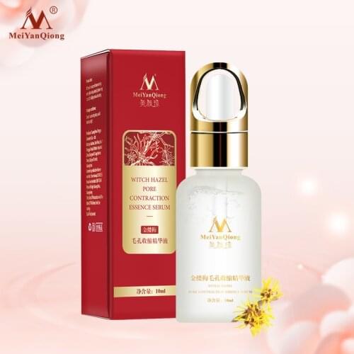 Hotsale Witch Hazel Pore Shrink Refining Serum Anti-aging Fades Fine Lines To Repair Skin Essence Liquid Create zero-pore skin
