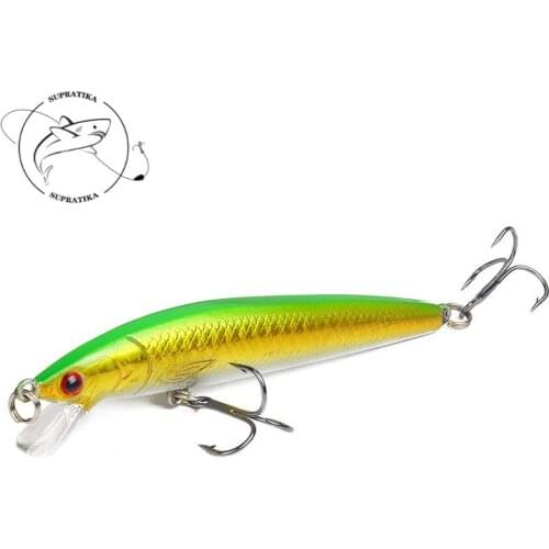 1Piece 100mm 7.5g Artificial Floating Laser Minnow Hard Baits For Sea Fishing Bait Lures Wobbler Crankbaits Pesca Jigging