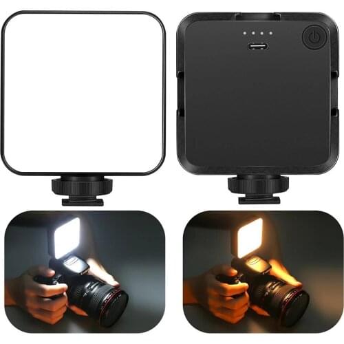 2500K-6500K 5W Round Color Temperature Fill Light With TPU Suction Cup Fill Light Notebook Computer Video Conference Desk Lamp