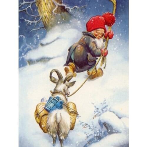 Cartoon Christmas Pictures Diamond Painting Full Square/Round Diamond Embroidery Santa Claus Rhinestone Mosaic Holiday Gifts