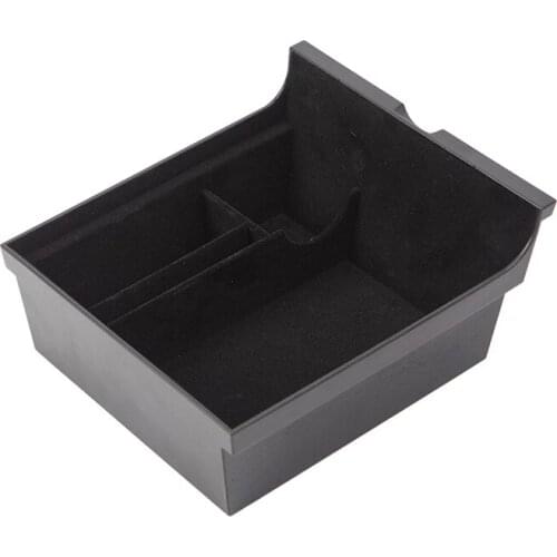 New Hot High Quality Car Central Armrest Flocking Storage Box For Tesla Model 3 Model Y 2021 Car Interior Accessories