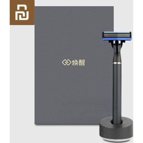 Origianl Huanxing Shaver Manual Razor Beard Shaving Magnetic Shavings Replaceable Shaver Blade Clip Not Electric